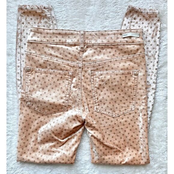 Pilcro and the Letterpress Velvet Polka Dot High-Rise Skinny Ankle Jeans, 24P - Picture 15 of 16
